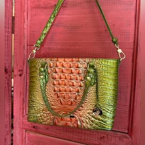 Brahmin Mini Misha Watermelon Ombre Melbourne Satchel